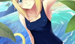 动漫女生泳装,动漫女生魅力绽放